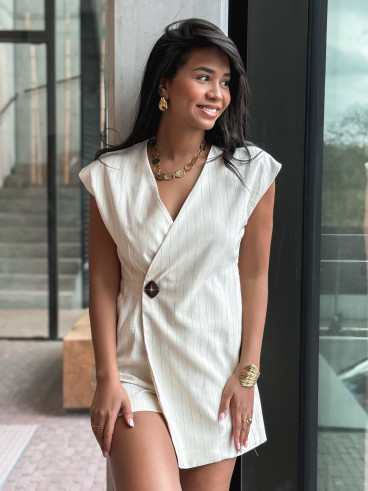 Combinaison short Hélène - Beige Combinaison short Hélène - Beige