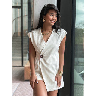 Combinaison short Hélène - Beige