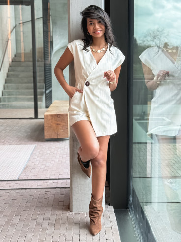 Combinaison short Hélène - Beige Combinaison short Hélène - Beige