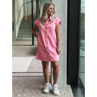 Robe courte en jeans Lenaya - Rose