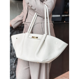 Sac en cuir Eleysa - Ecru