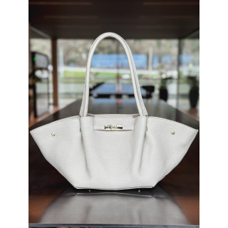 Sac en cuir Eleysa - Ecru