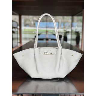 Sac en cuir Eleysa - Ecru