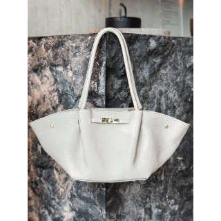 Sac en cuir Eleysa - Ecru