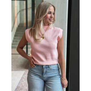 Blouse sans manches Lydie - Rose