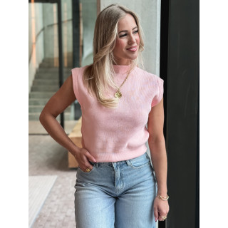 Pull sans manches Lydie - Rose