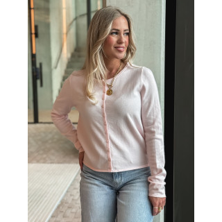 Gilet Florie - Rose poudré