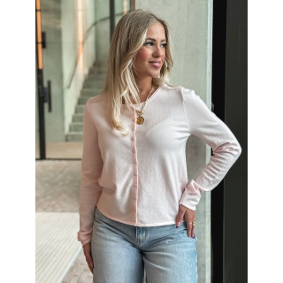 Gilet Florie - Rose poudré