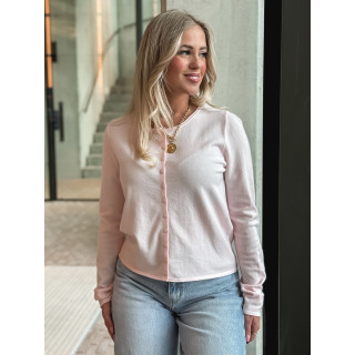 Gilet Florie - Rose poudré