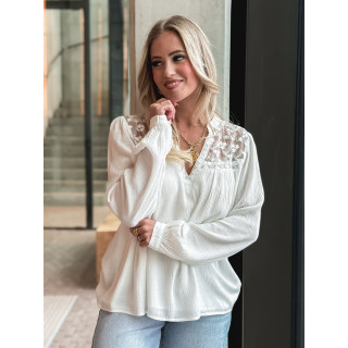 Blouse Enola - Blanc