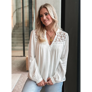 Blouse Enola - Blanc