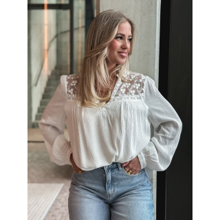 Blouse Enola - Blanc