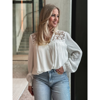 Blouse Enola - Blanc