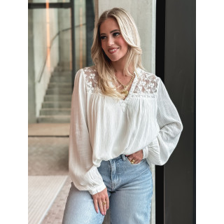 Blouse Enola - Blanc