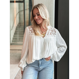 Blouse Enola - Blanc