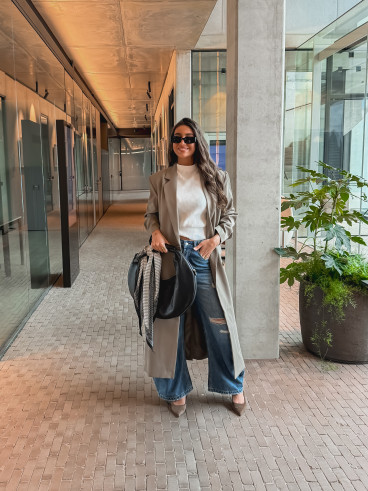 Sac en cuir Galina - Noir