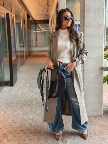 Sac en cuir Galina - Noir