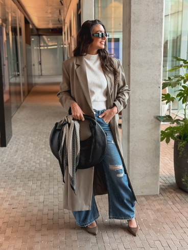 Sac en cuir Galina - Noir