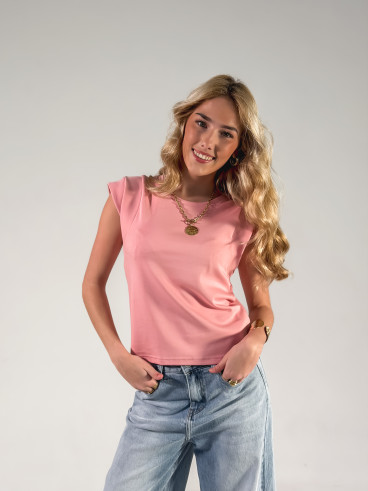 T-shirt Athènes - Rose