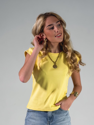 T-shirt Athènes - Jaune