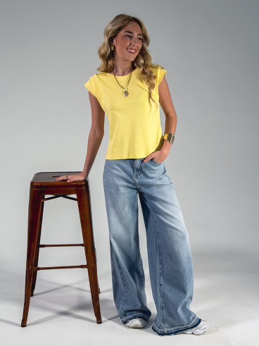 T-shirt Athènes - Jaune