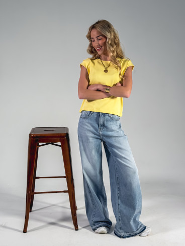 T-shirt Athènes - Jaune