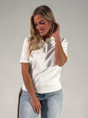 Polo Amaya - Blanc