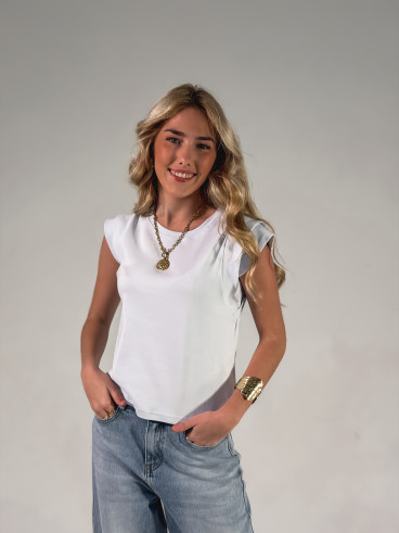 T-shirt Athènes - Blanc