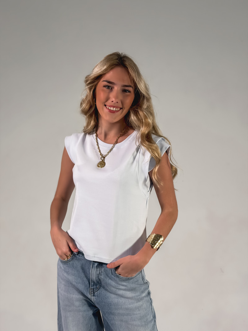 T-shirt Athènes - Blanc