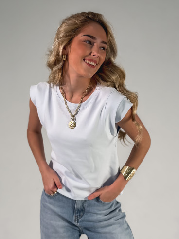 T-shirt Athènes - Blanc