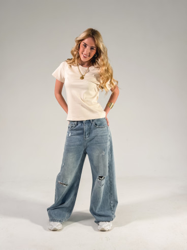 T-shirt Léontine - Beige