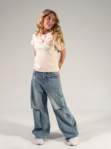 T-shirt Léontine - Beige