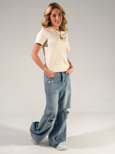 T-shirt Léontine - Beige