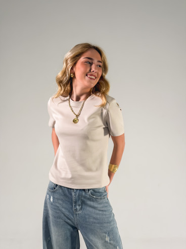 T-shirt Léontine - Greige