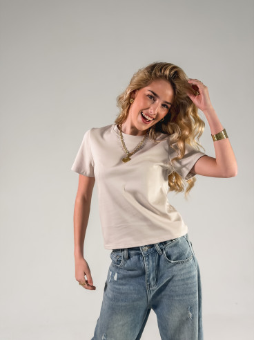 T-shirt Léontine - Greige