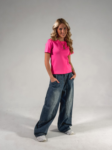 T-shirt Léontine - Fuschia