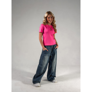 T-shirt Léontine - Fuschia