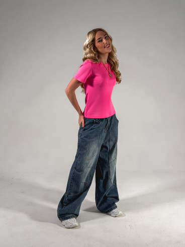 T-shirt Léontine - Fuschia