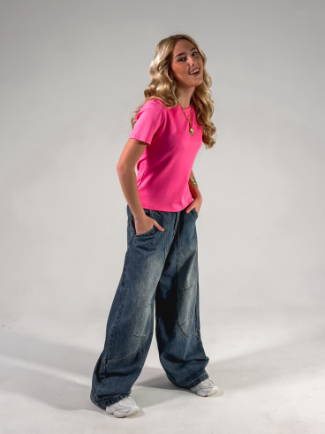 T-shirt Léontine - Fuschia