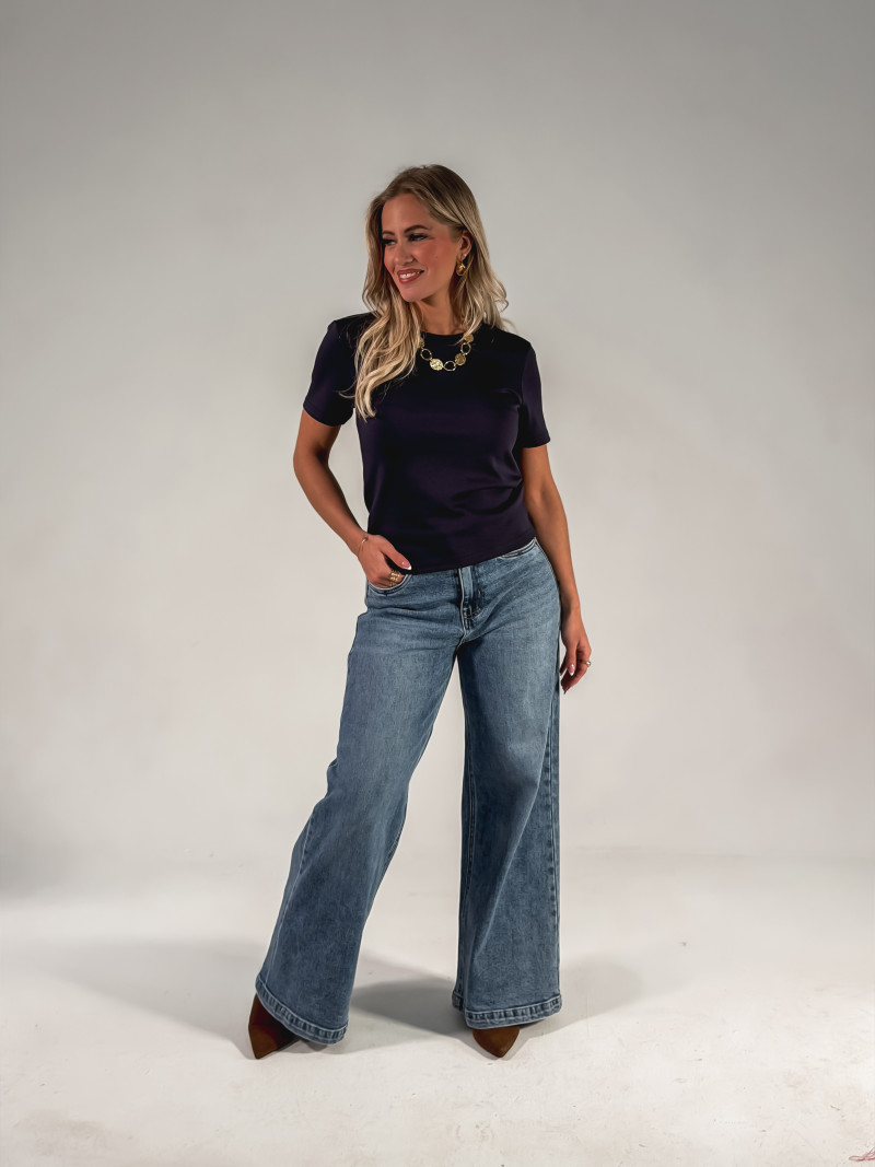 T-shirt Léontine - Bleu Marine