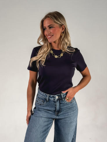 T-shirt Léontine - Bleu Marine