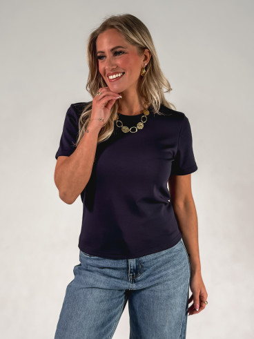 T-shirt Léontine - Bleu Marine