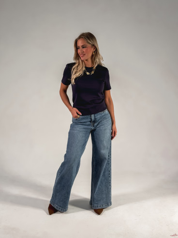 T-shirt Léontine - Bleu Marine