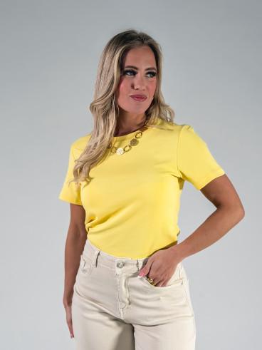 T-shirt Léontine - Jaune