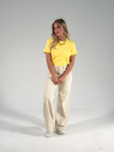 T-shirt Léontine - Jaune