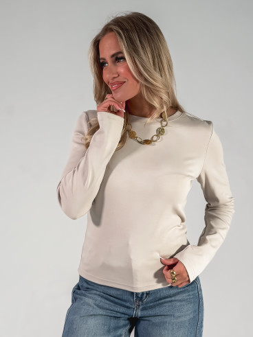 Blouse Celenya - Greige