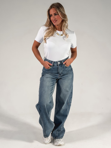 T-shirt Léontine - Bleu ciel