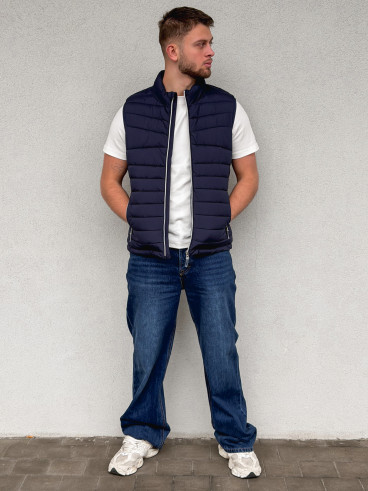 Doudoune sans manches Maximilien - Bleu marine