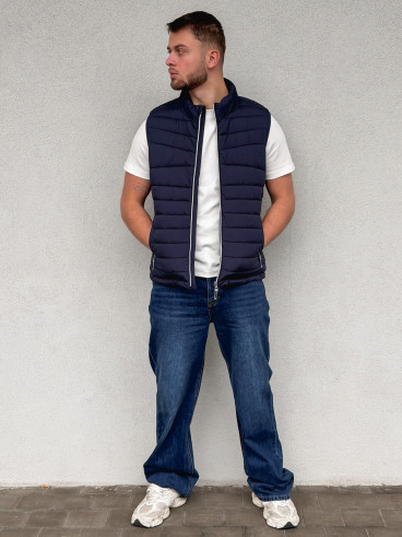 Doudoune sans manches Maximilien - Bleu marine