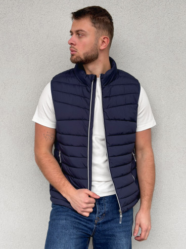 Doudoune sans manches Maximilien - Bleu marine